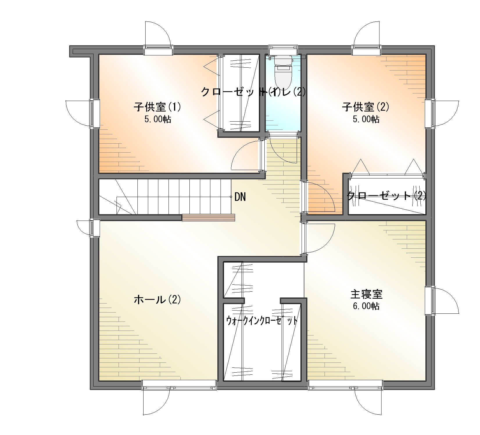 2階間取り