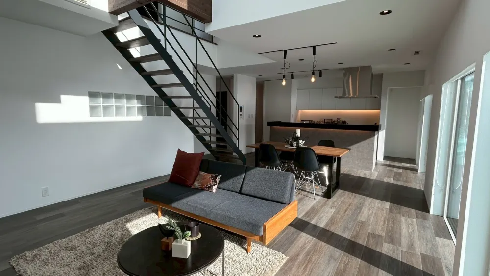 25帖の開放的なLDK