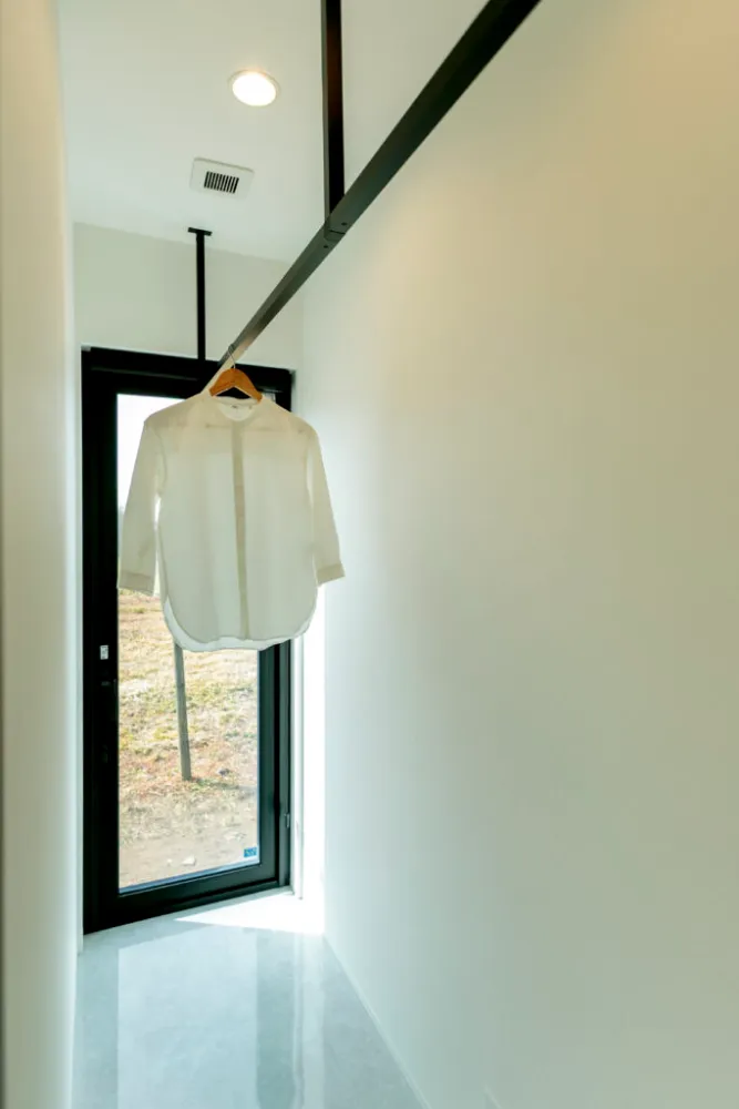 街並みを一望できる二階リビングの家