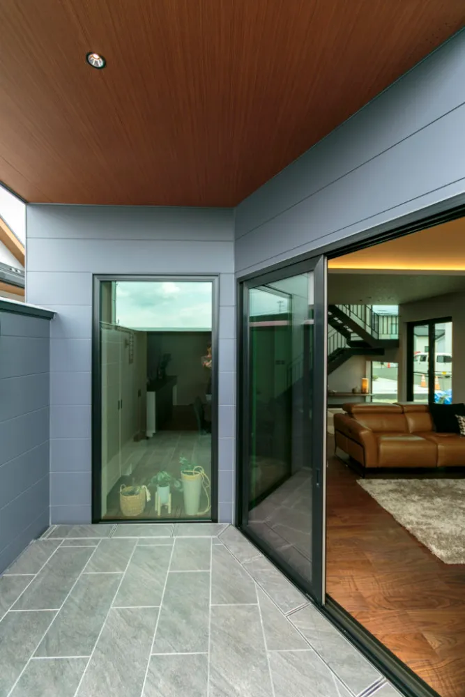 街並みづくりに配慮した角地の家