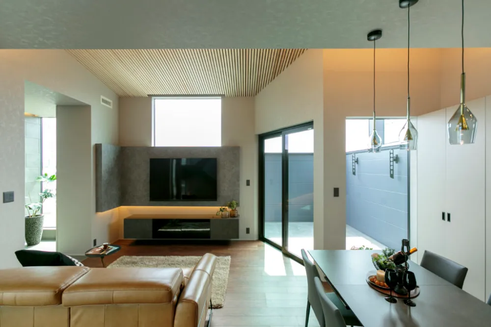 街並みづくりに配慮した角地の家