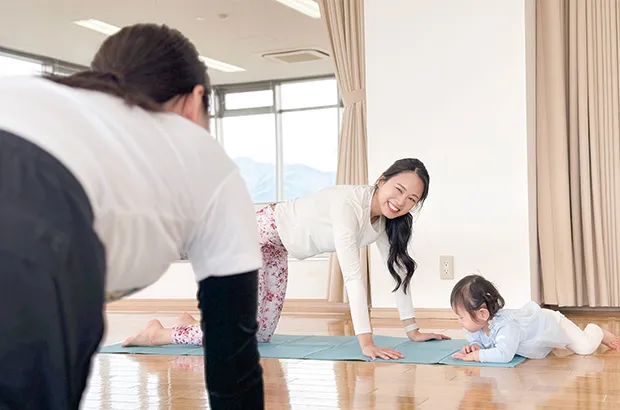 お子様と一緒に参加できます！