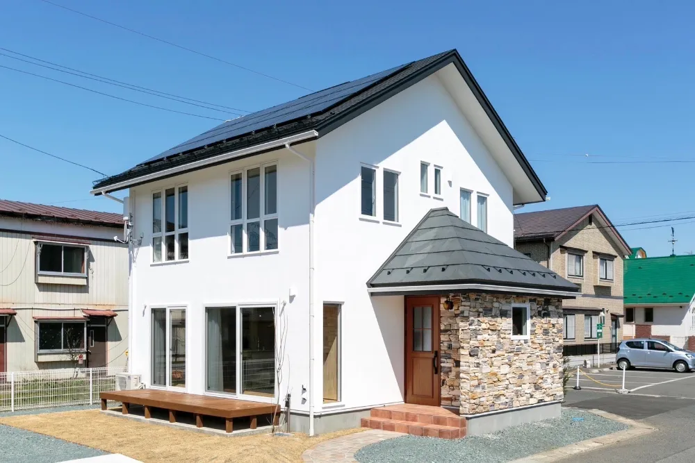 自然素材を贅沢に使用した無添加の家