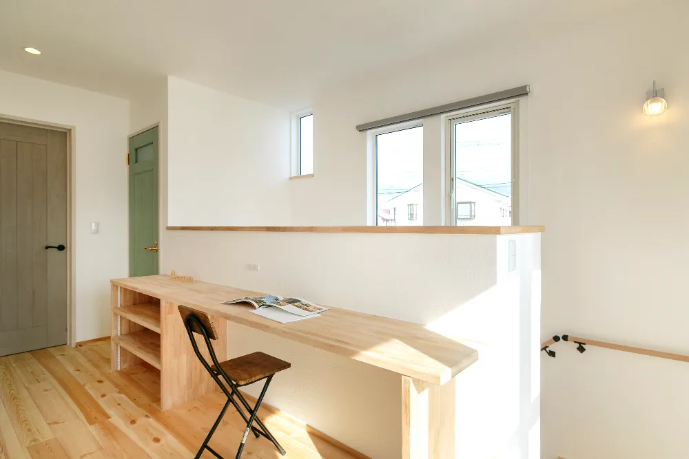 自然素材を贅沢に使用した無添加の家