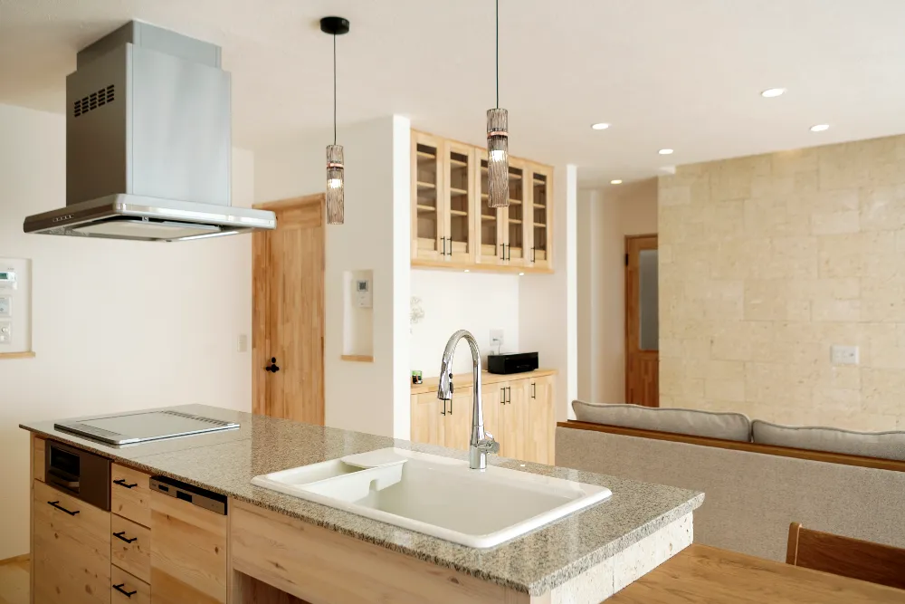 自然素材を贅沢に使用した無添加の家