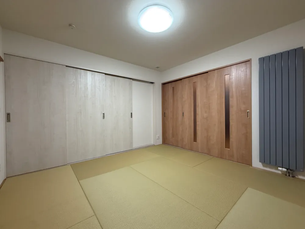 平屋で体を優しくじんわりと温める低温水暖房で岩手の冬でも快適な暮らしを。