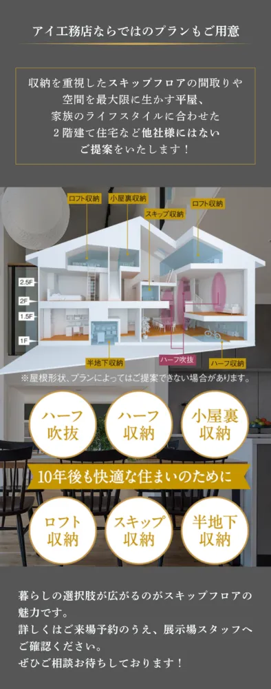 みらいえ盛岡展示場　アイ工務店のアイ見積りキャンペーン