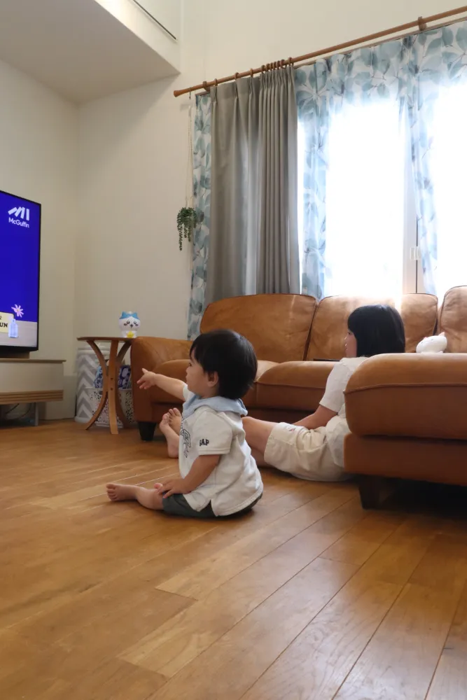 Q5.　身体にやさしい素材の家に住んでみて（漆喰と無垢床）