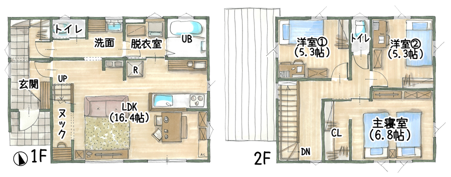 1階間取り図