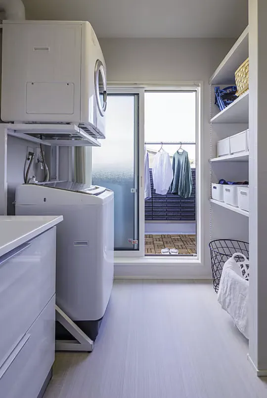 居心地の良いLDKで過ごす時間を、家事のしやすさが支える住まい