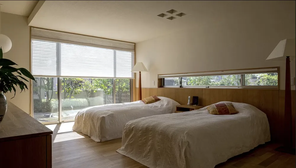 自然と空間が つながる家