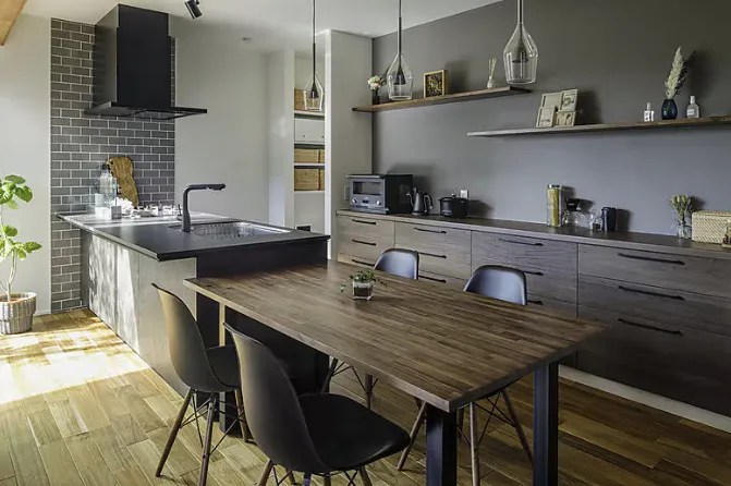 居心地の良いLDKで過ごす時間を、家事のしやすさが支える住まい