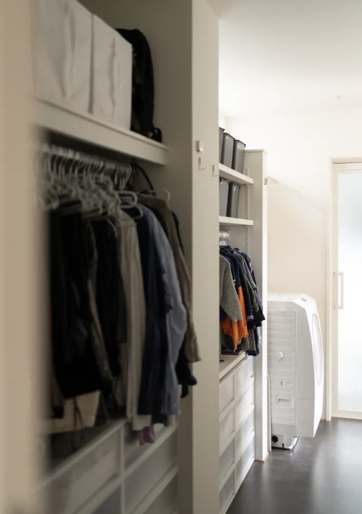 大開口と無柱リビングの開放感。 思いがけない自由を感じられる家