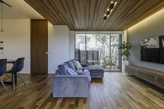 居心地の良いLDKで過ごす時間を、家事のしやすさが支える住まい