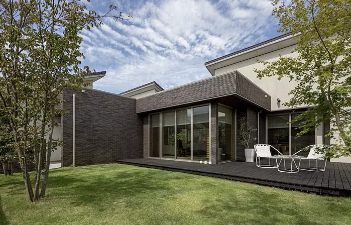 自然と空間が つながる家