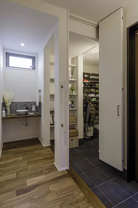 居心地の良いLDKで過ごす時間を、家事のしやすさが支える住まい