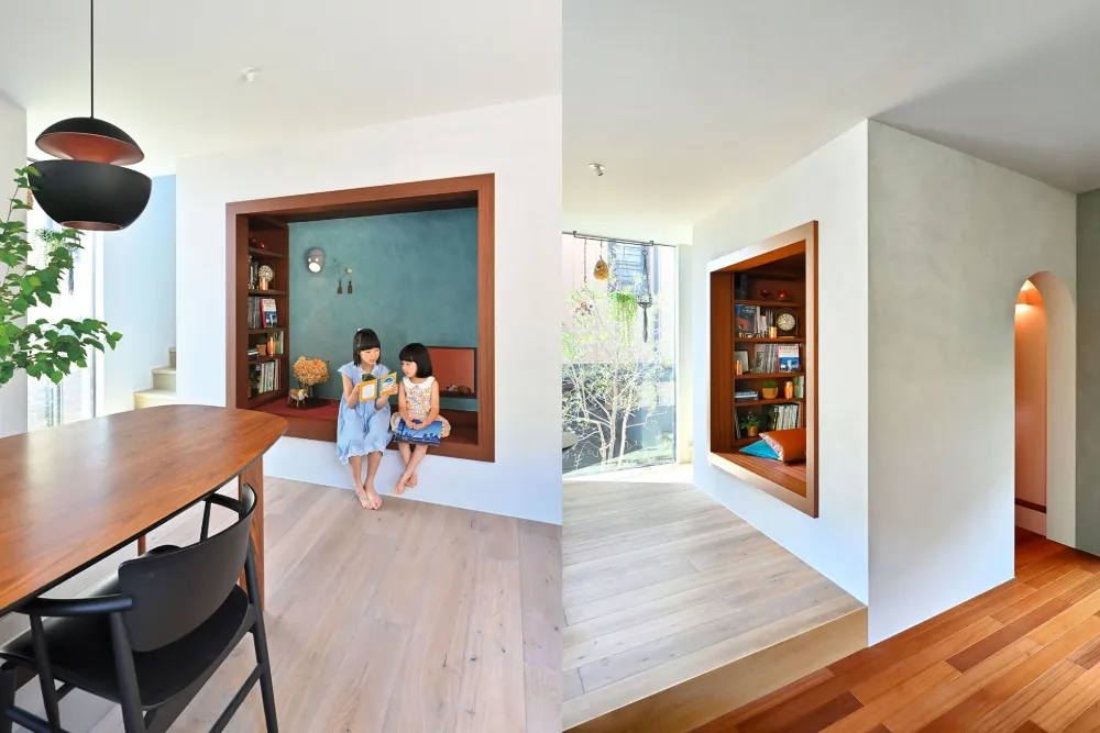 大人も子どももくつろげるヌック