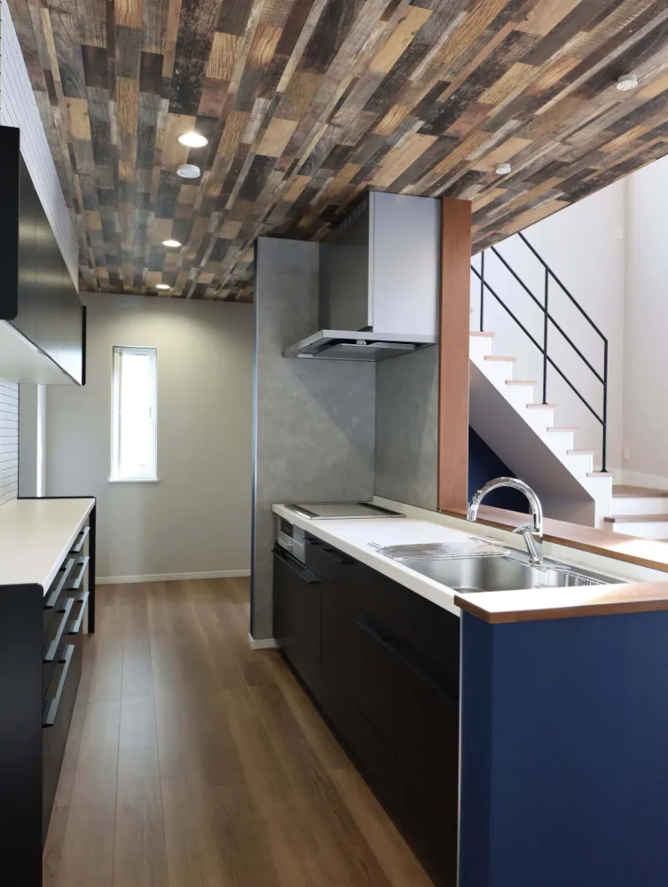 開放感あふれる対面レイアウト