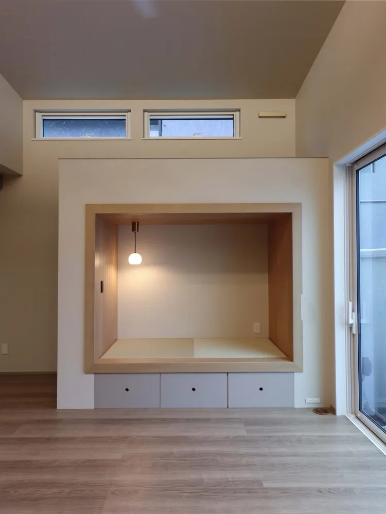 リビングヌックのある家