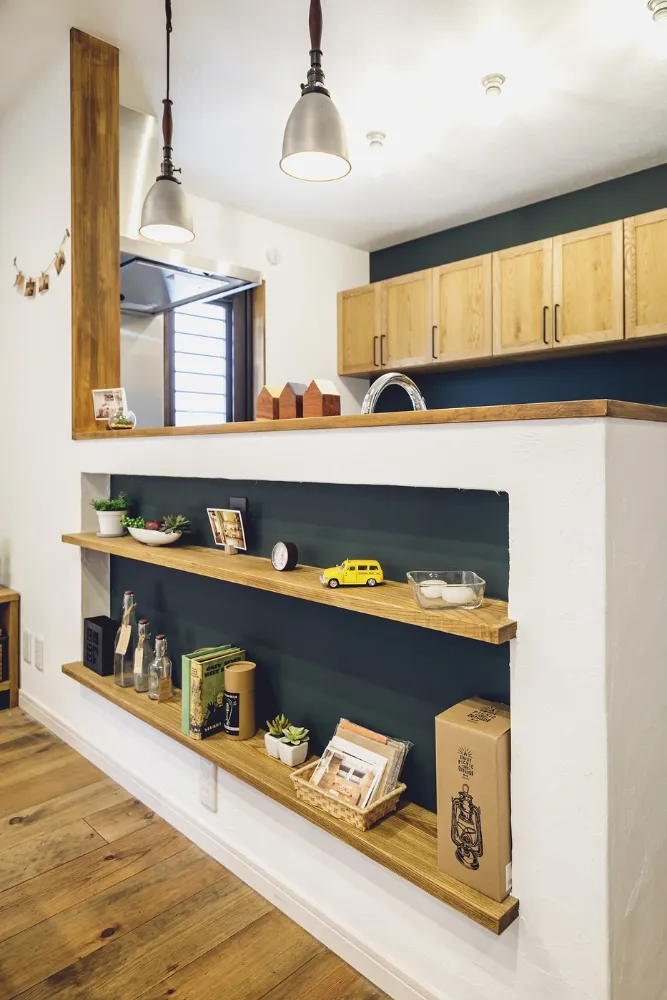 素材感が映える、ナチュラル×インダストリアルな住まい