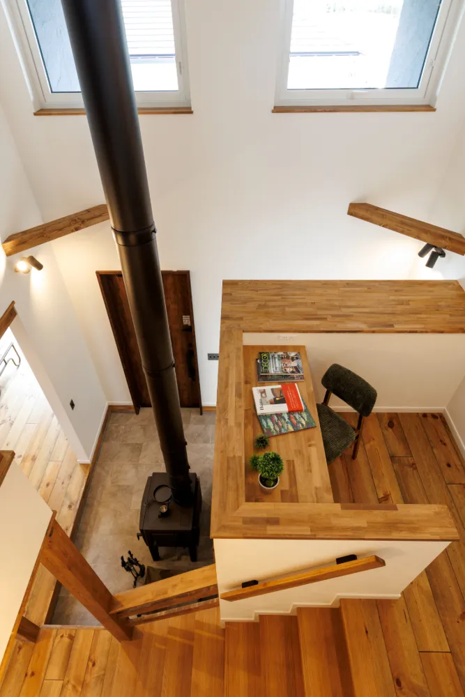 家族とつながる回遊動線のある家