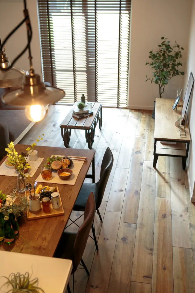 家族とつながる回遊動線のある家