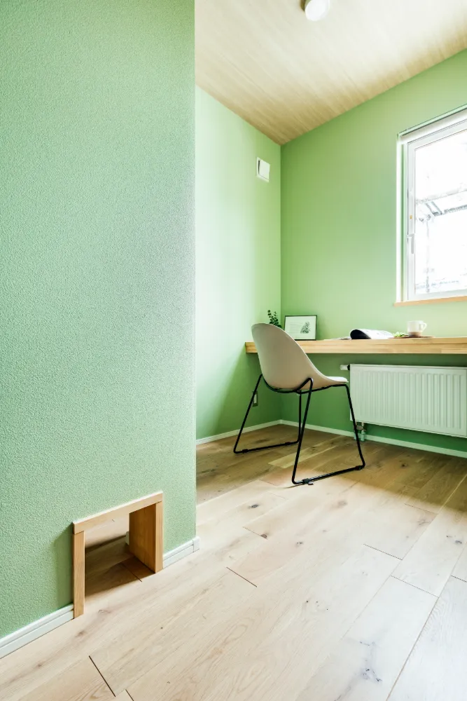 広々とした玄関土間のある家