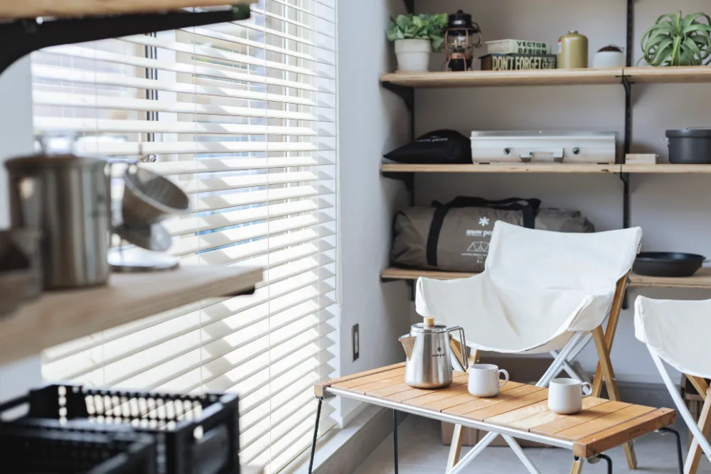 スノーピーク愛好家が建てたこだわりの家