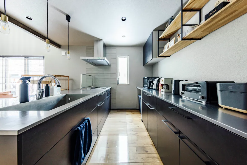 落ち着いた木のぬくもりを重視した家